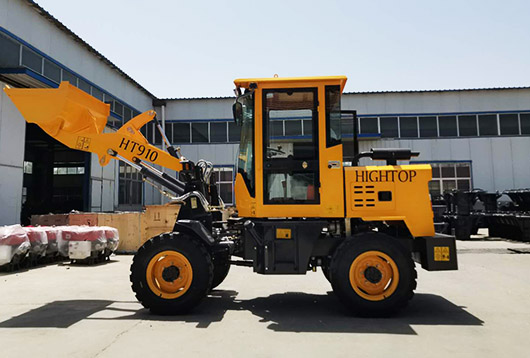HT910 wheel loader sent to Romania