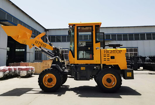 HT910 wheel loader sent to Romania