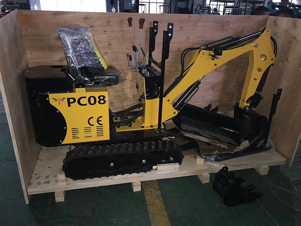 PC08 mini excavator sent to Germany