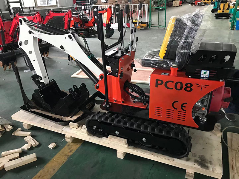 PC08 mini excavator sent to Germany