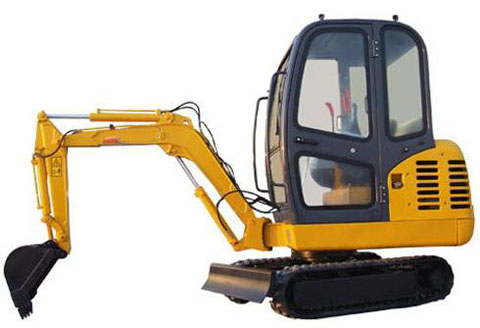 Treatment method of iron filings of small excavator