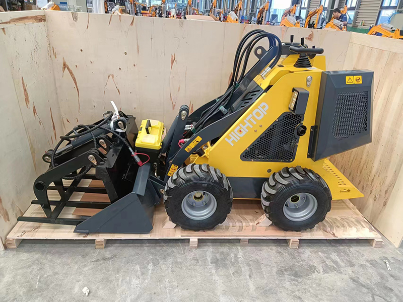 HTS360 mini skid steer loader shipped to Europe