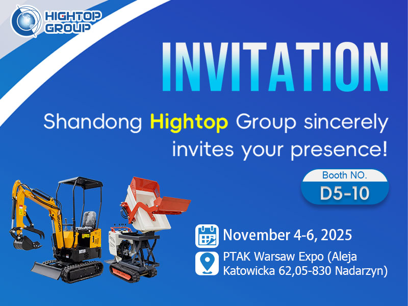 Shandong Hightop Group Set to Debut at Poland's Construction Machinery Expo with Multiple Flagship Models Ready for Action Shandong Hightop Group Set to Debut at Poland's Construction Machinery Expo with Multiple Flagship Models Ready for Action